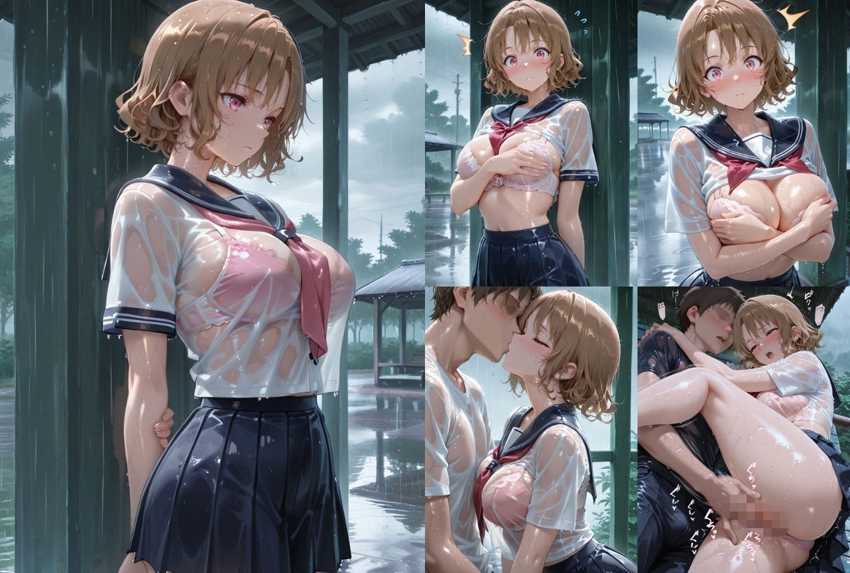 ト●ブル2-雨宿り編 ・卑猥パーソナルトレーニング編 ・母乳人妻編- サンプル4ページ目