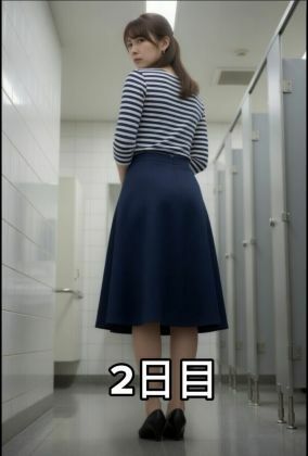 お姉さんに7日連続でパンツ見せてもらったw サンプル2ページ目
