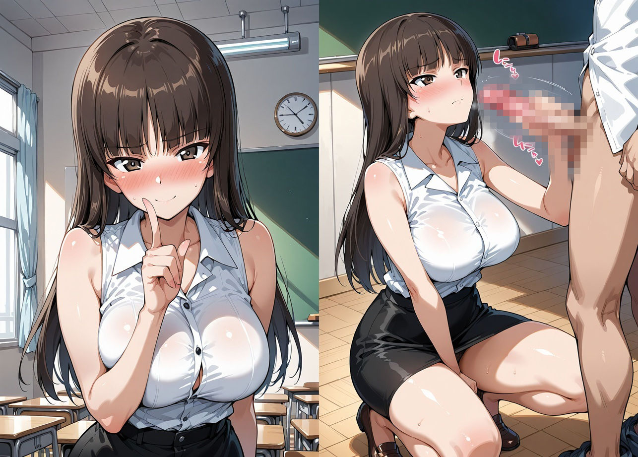 頼めばヌいてくれるshiho先生 サンプル2ページ目