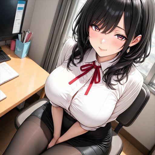 巨乳×OL サンプル4ページ目