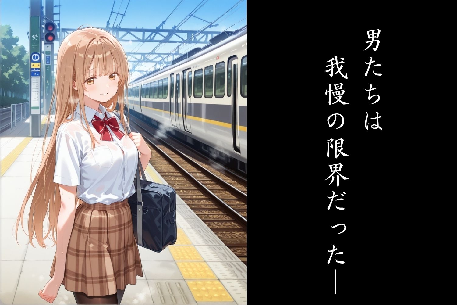 満淫電車_椎名真昼 サンプル2ページ目