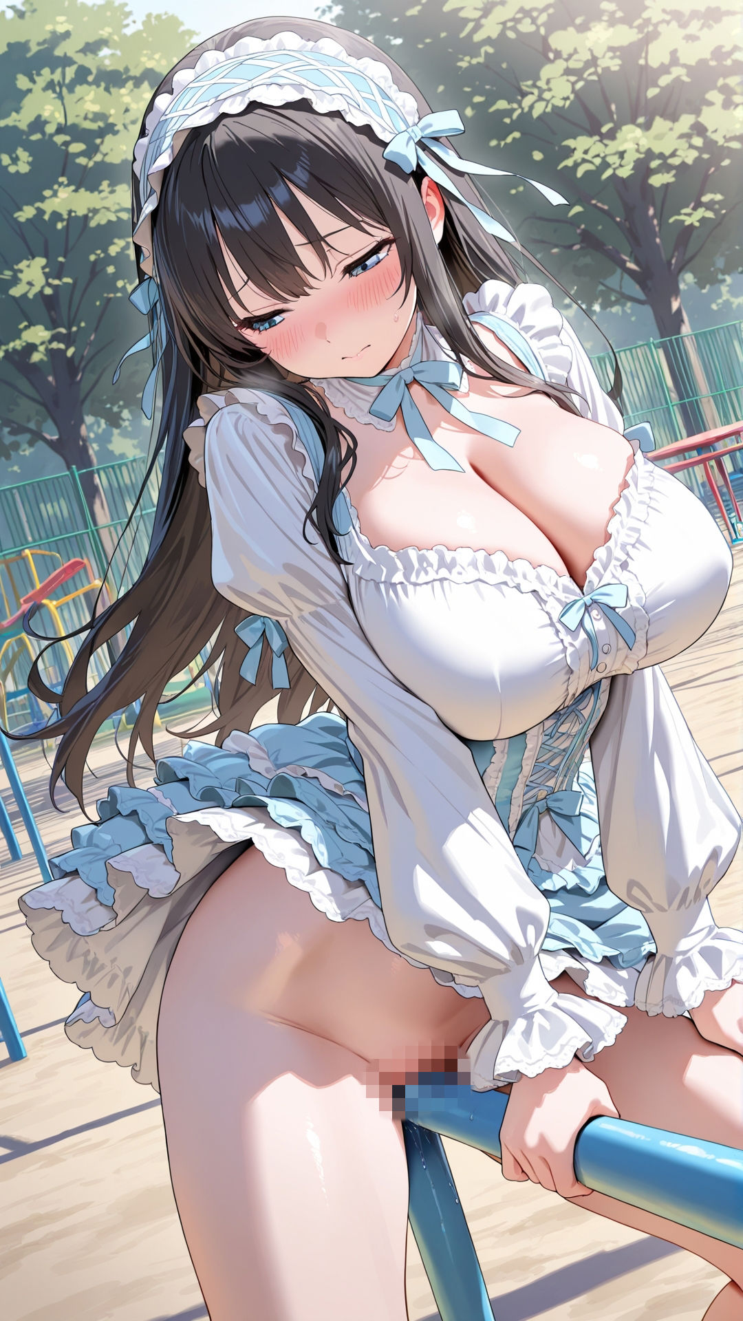 【角オナニー動画】きもちいい角を見つけちゃった女の子たち10本〜パート（6）〜爆乳ロ○ータファッションの女の子 サンプル8ページ目