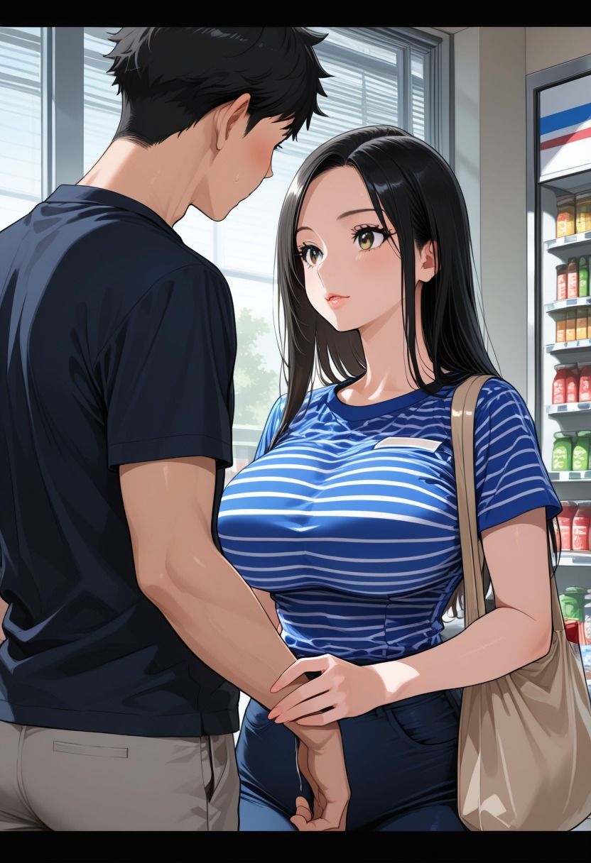 女子校生限定！性処理専門コンビニアルバイト サンプル1ページ目