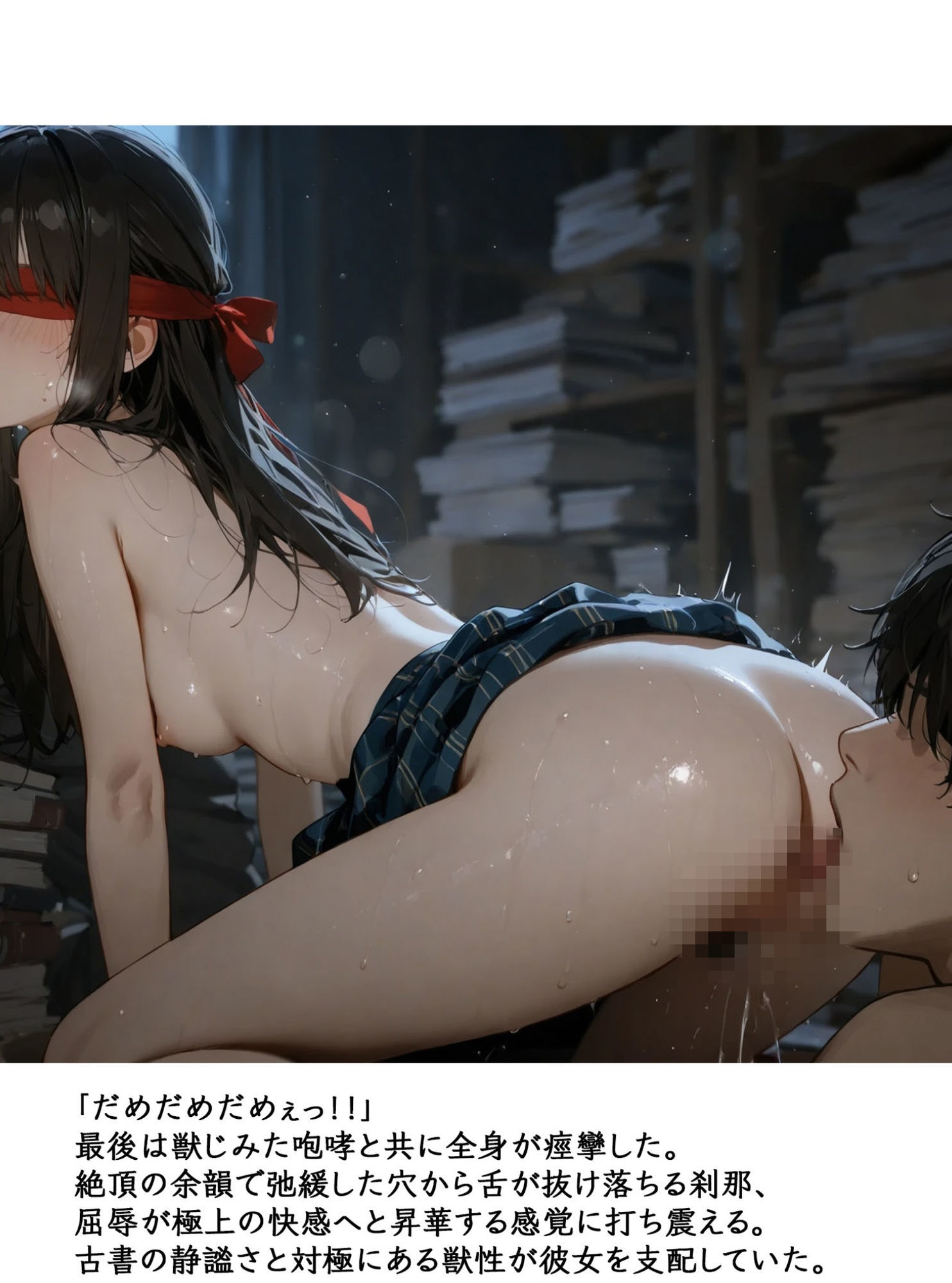 〜if:閉架書庫、彼女と綴るもう一つの初恋:ほどけないリボン〜春、想いをほどく彼女たち サンプル6ページ目