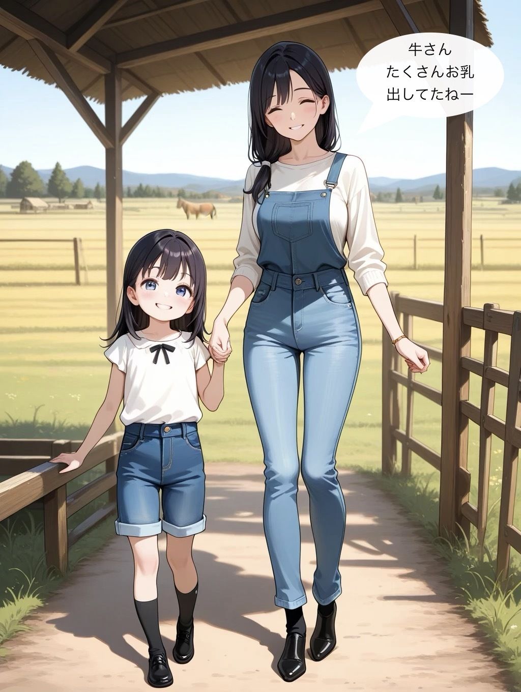 田舎へ引越してきた都会の家族 サンプル5ページ目