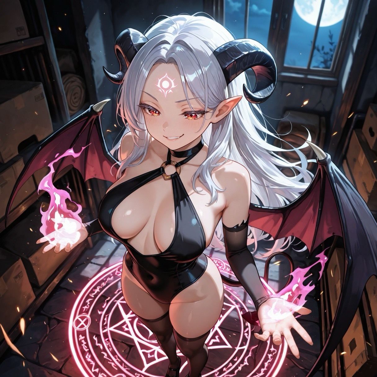 悪魔召喚したら何故か悪魔が棲みついてしまった サンプル2ページ目