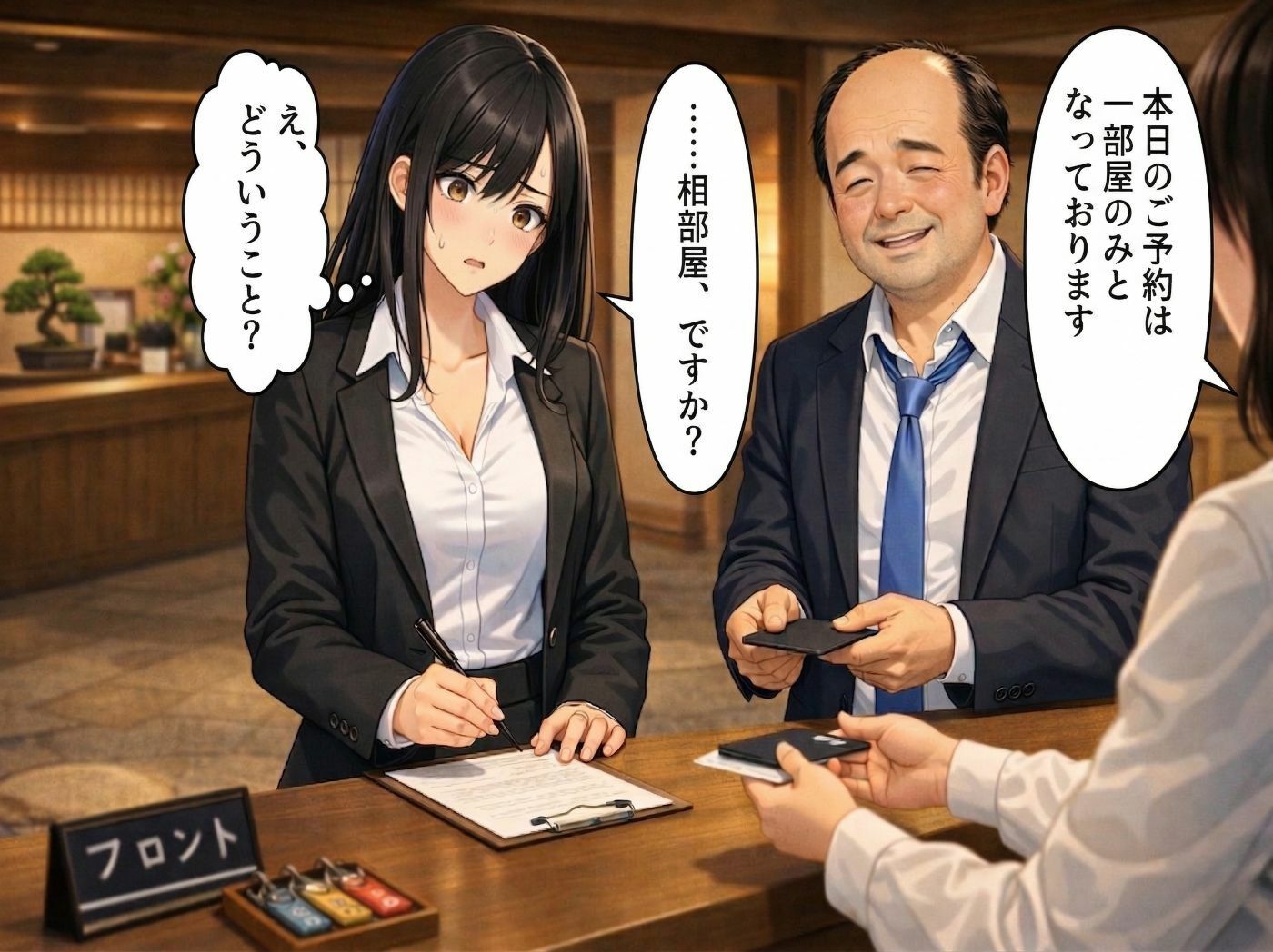 【導入OP・特典有】温泉旅館で上司に睡眠薬を盛られ犯●れ続けた人妻OLの睡眠姦 サンプル5ページ目