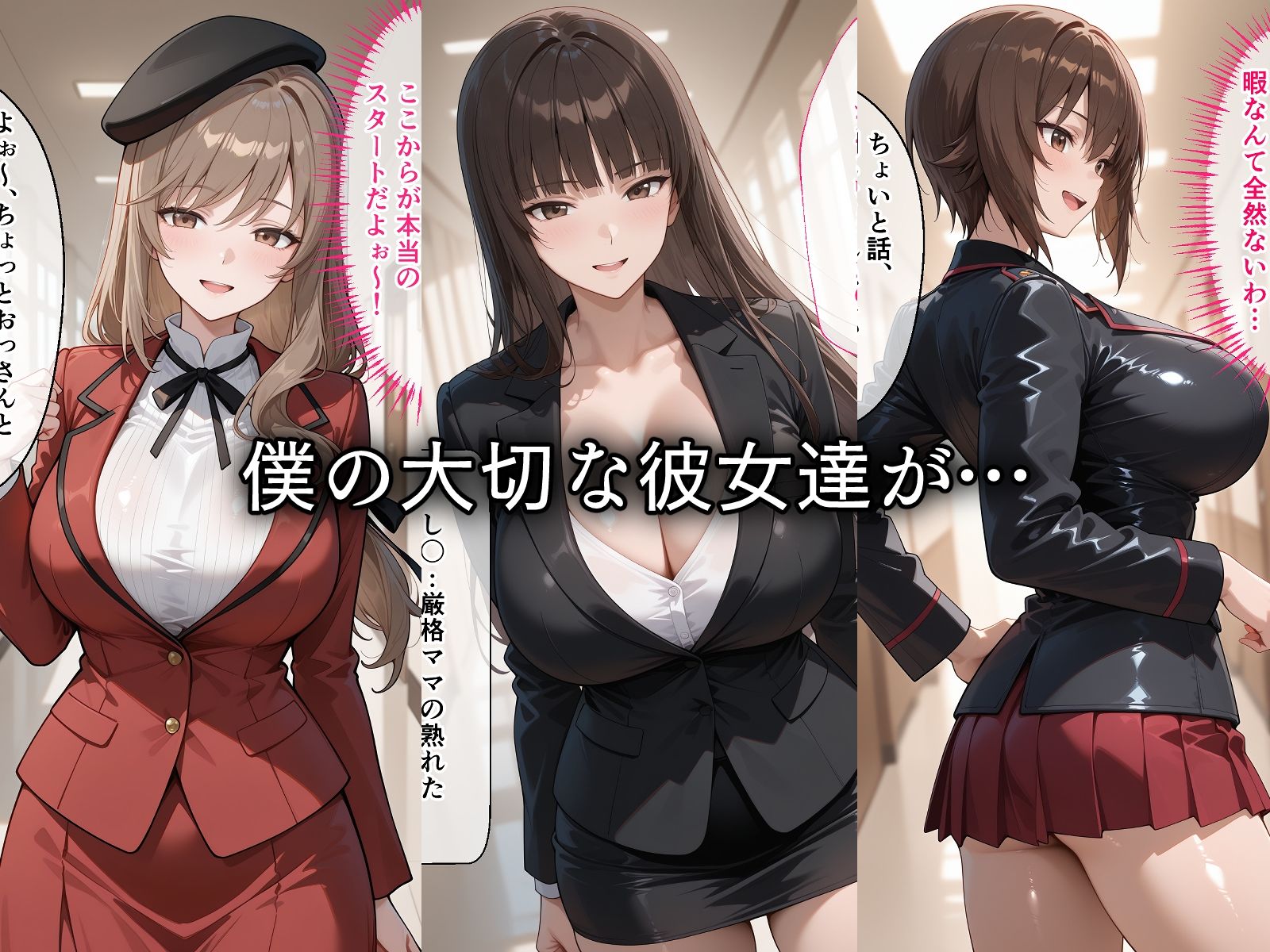 寝取られた鉄の女たち〜催〇アプリで種付け完了 サンプル1ページ目
