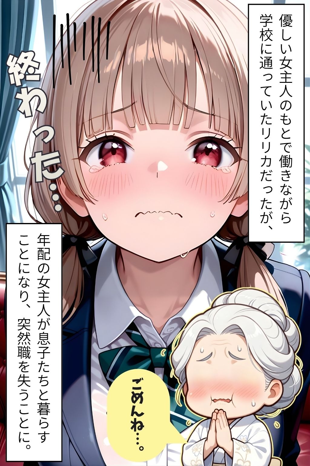 お化け屋敷の住み込みメイド 〜 ご主人様の命令は絶対（はーと）どんどんエッチにされちゃう開発日記（前編） 〜 サンプル2ページ目
