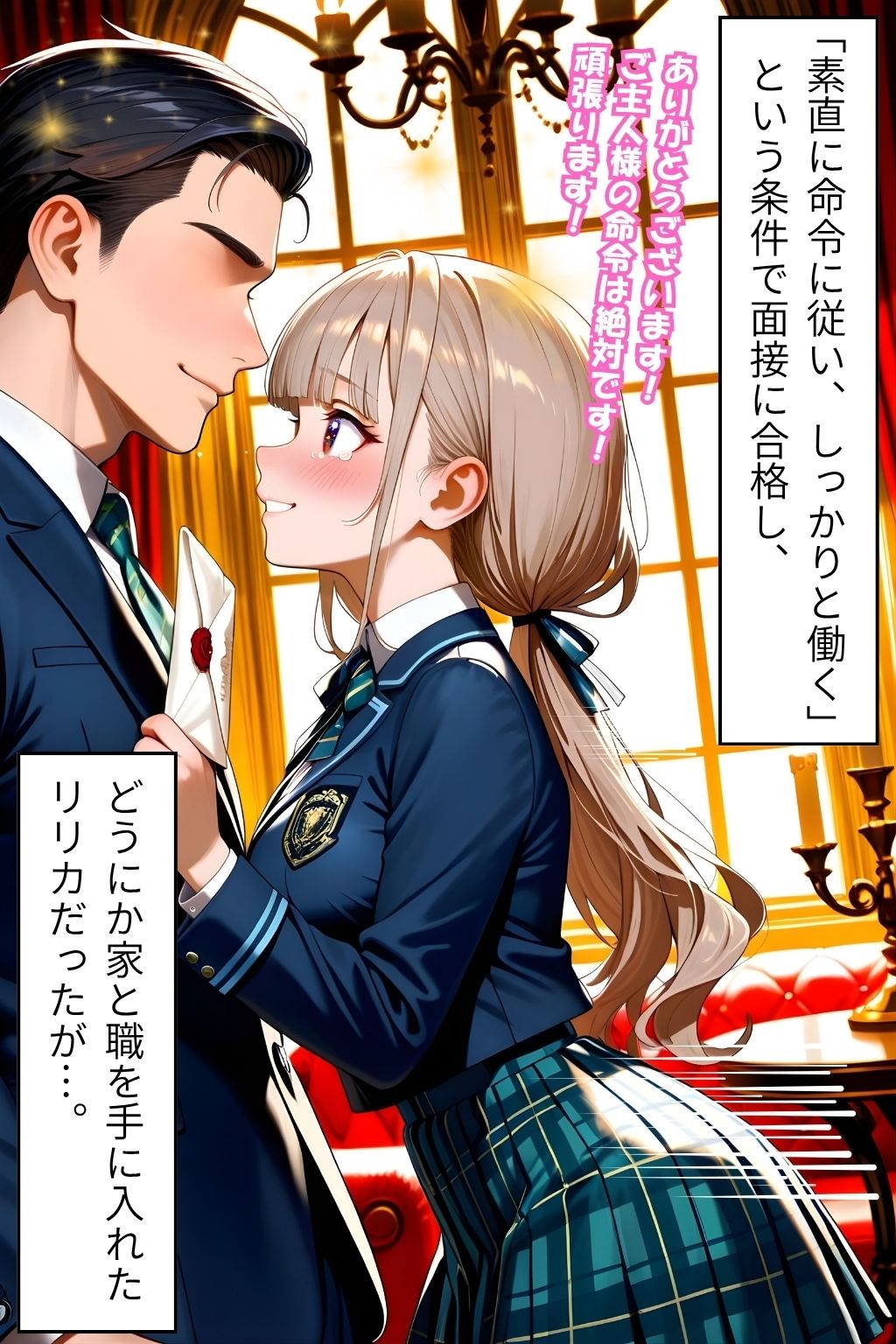 お化け屋敷の住み込みメイド 〜 ご主人様の命令は絶対（はーと）どんどんエッチにされちゃう開発日記（前編） 〜 サンプル4ページ目