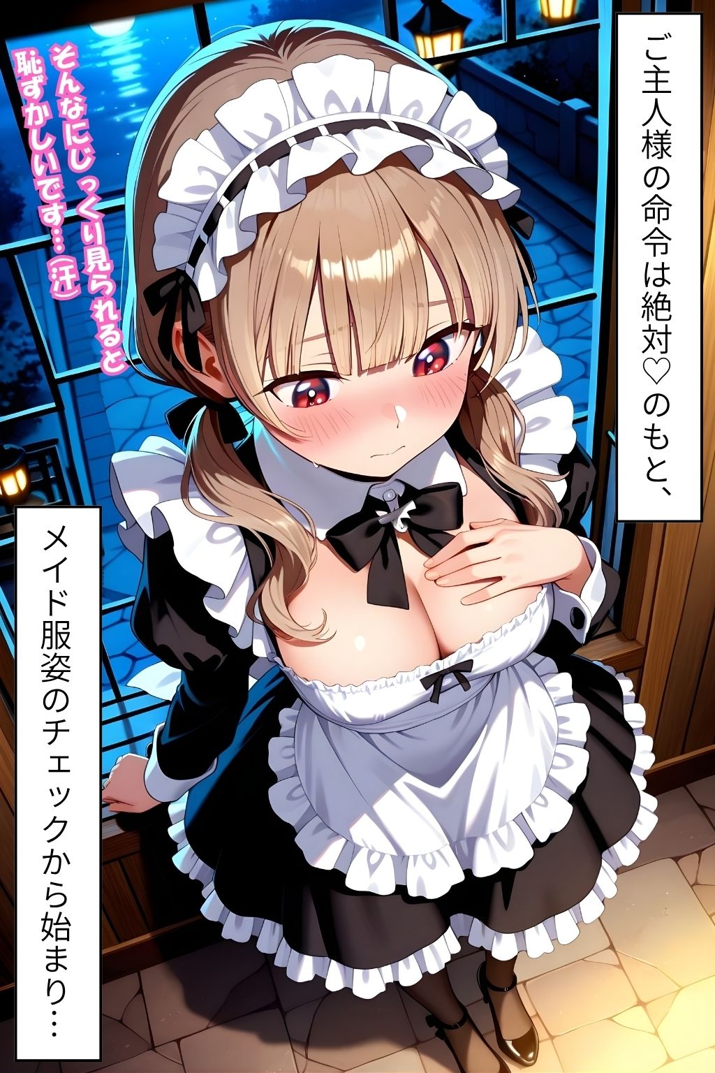 お化け屋敷の住み込みメイド 〜 ご主人様の命令は絶対（はーと）どんどんエッチにされちゃう開発日記（前編） 〜 サンプル6ページ目