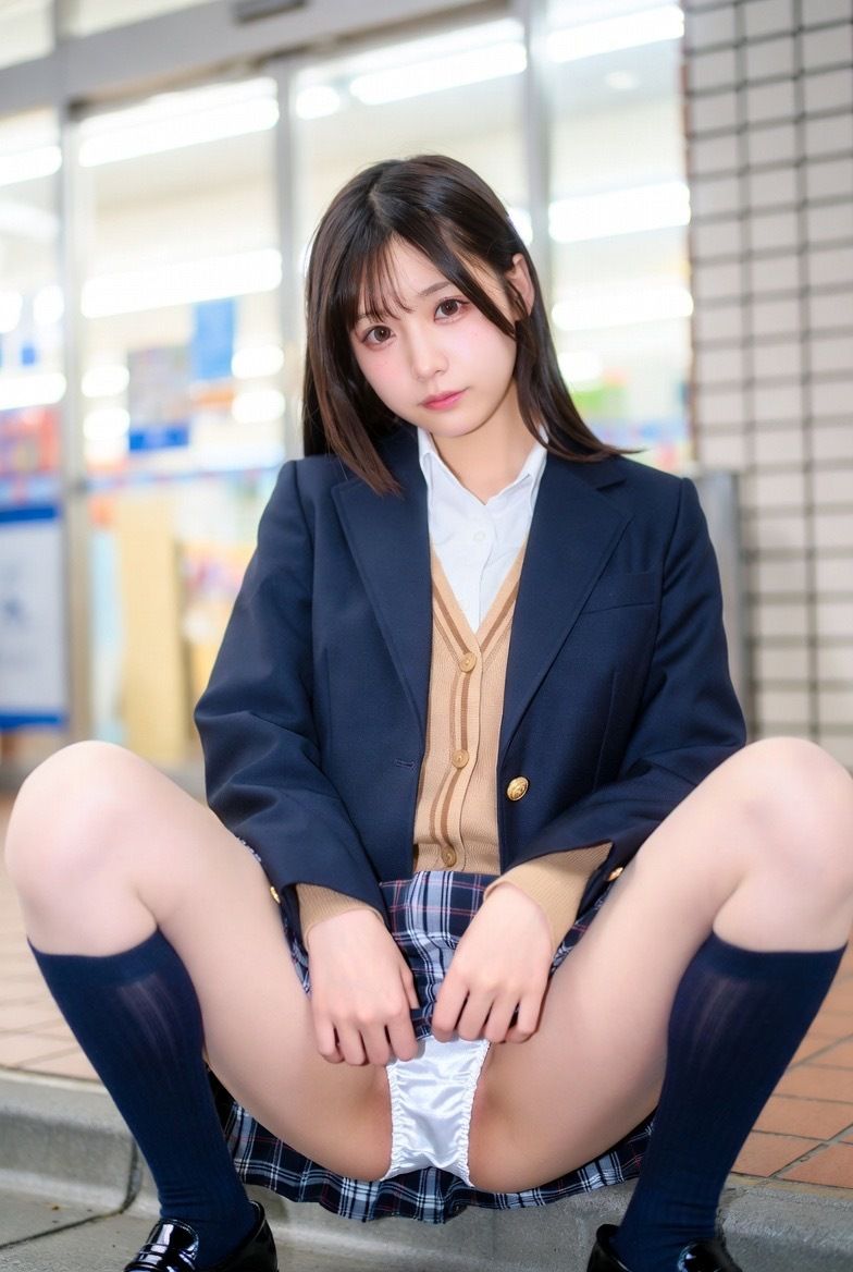 AI美女グラビア写真集〜制服パンチラ集〜vol.2 サンプル7ページ目