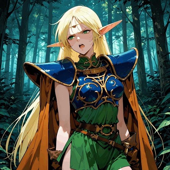 『【表】呪われた島の麗しき妖精さん』AIの手で蘇る懐かしのヒロインシリーズ サンプル1ページ目
