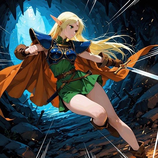 『【表】呪われた島の麗しき妖精さん』AIの手で蘇る懐かしのヒロインシリーズ サンプル4ページ目