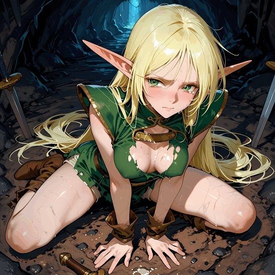 『【表】呪われた島の麗しき妖精さん』AIの手で蘇る懐かしのヒロインシリーズ サンプル5ページ目
