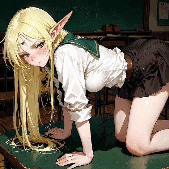 『【表】呪われた島の麗しき妖精さん』AIの手で蘇る懐かしのヒロインシリーズ サンプル8ページ目