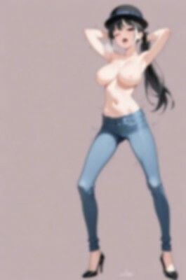 【裸ジーンズ女子】カッコいいポージング詰め合わせ サンプル8ページ目