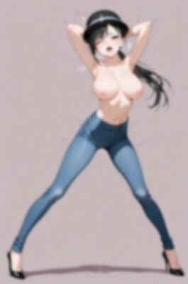 【裸ジーンズ女子】カッコいいポージング詰め合わせ サンプル9ページ目