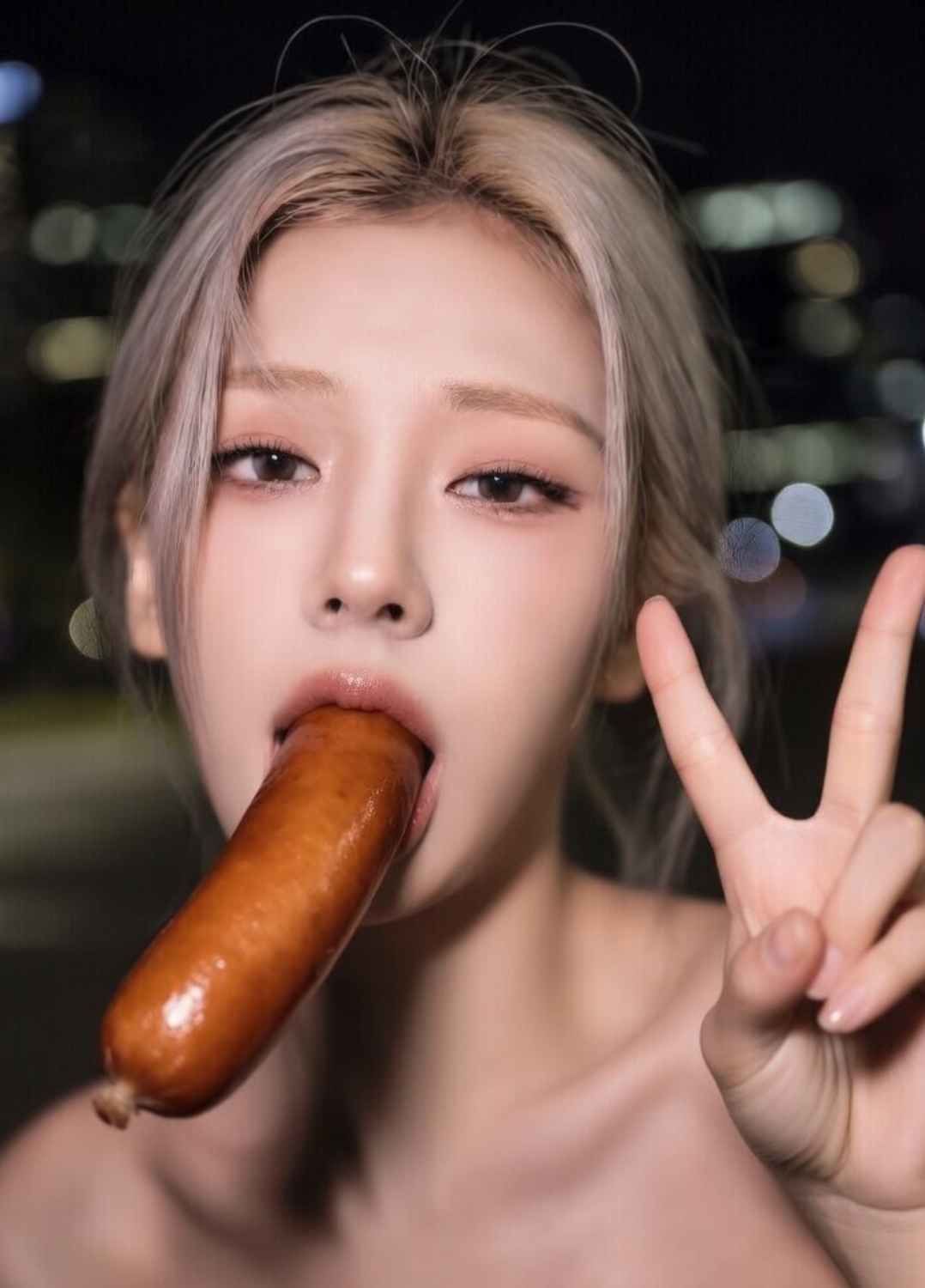お下品ピース写真集  〜ずっと見ていたいあへ顔ダブルピース〜 サンプル10ページ目