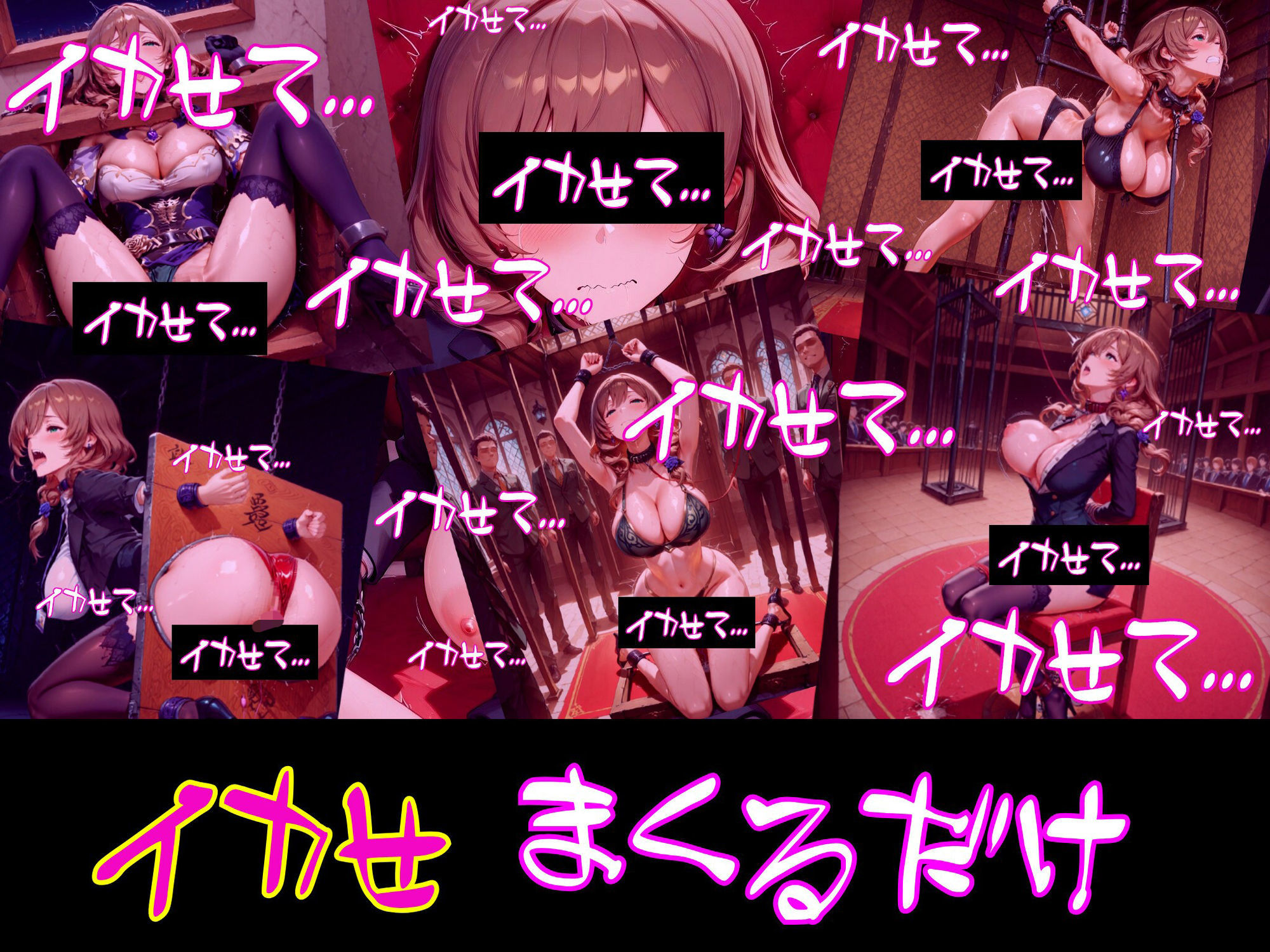 【衣装多種】リ〇さん、知性崩壊の強●絶頂。天才魔女の理性が決壊し、だらしないアヘ顔を晒す究極の陥落_玩具オナニー編 サンプル4ページ目