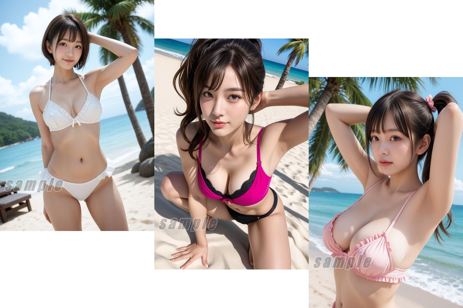 南国ビーチdeアイドル -超絶美少女たちのセクシーショット満載！画像＆動画DXセット- vol.2 サンプル2ページ目