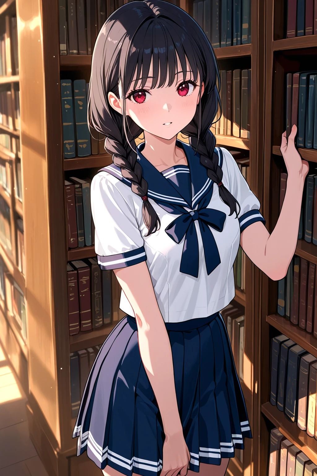 学校にて  At School サンプル3ページ目