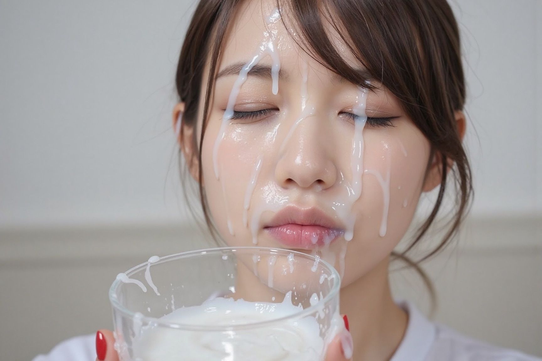 可愛いJKの顔面にひたすらザーメンぶっかけ！8 サンプル3ページ目