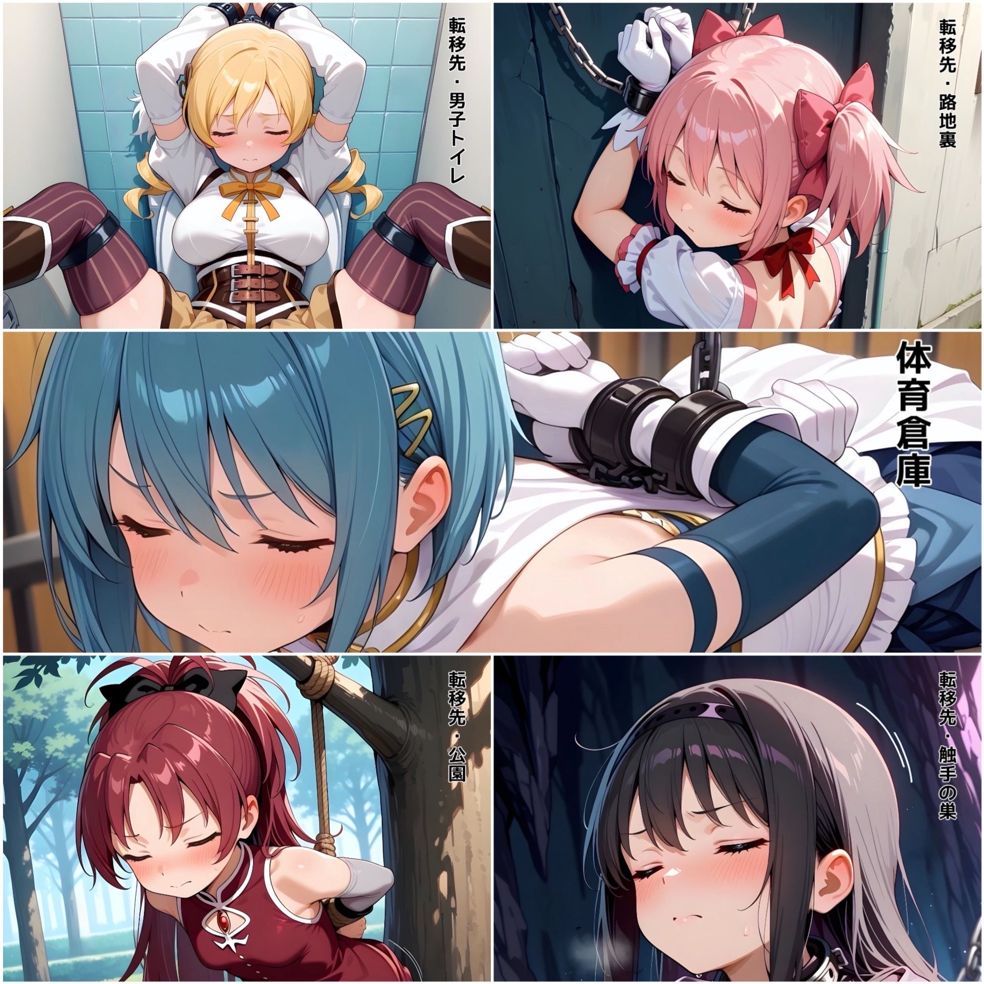 汚され魔法少女〜拘束と恥辱編〜 サンプル4ページ目