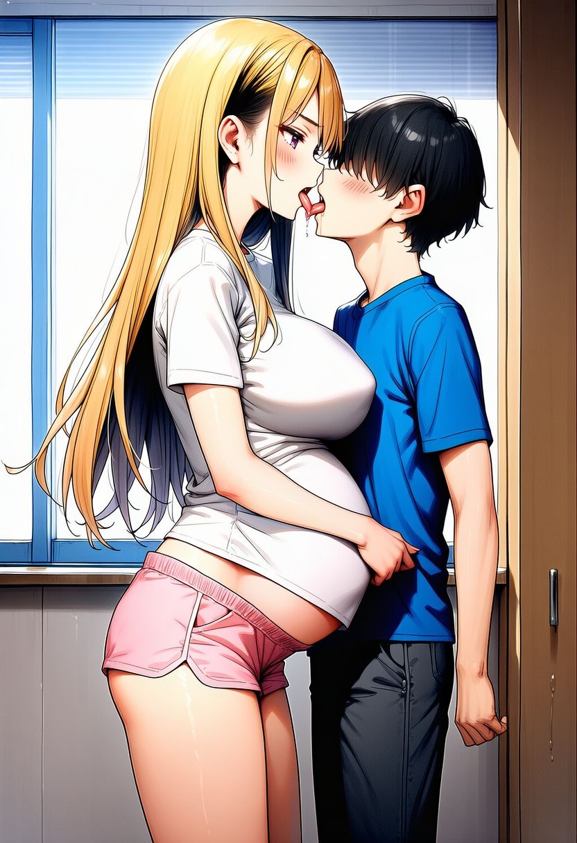 ギャルのクラスメートとsexして妊娠させて出産させてを2回 サンプル10ページ目