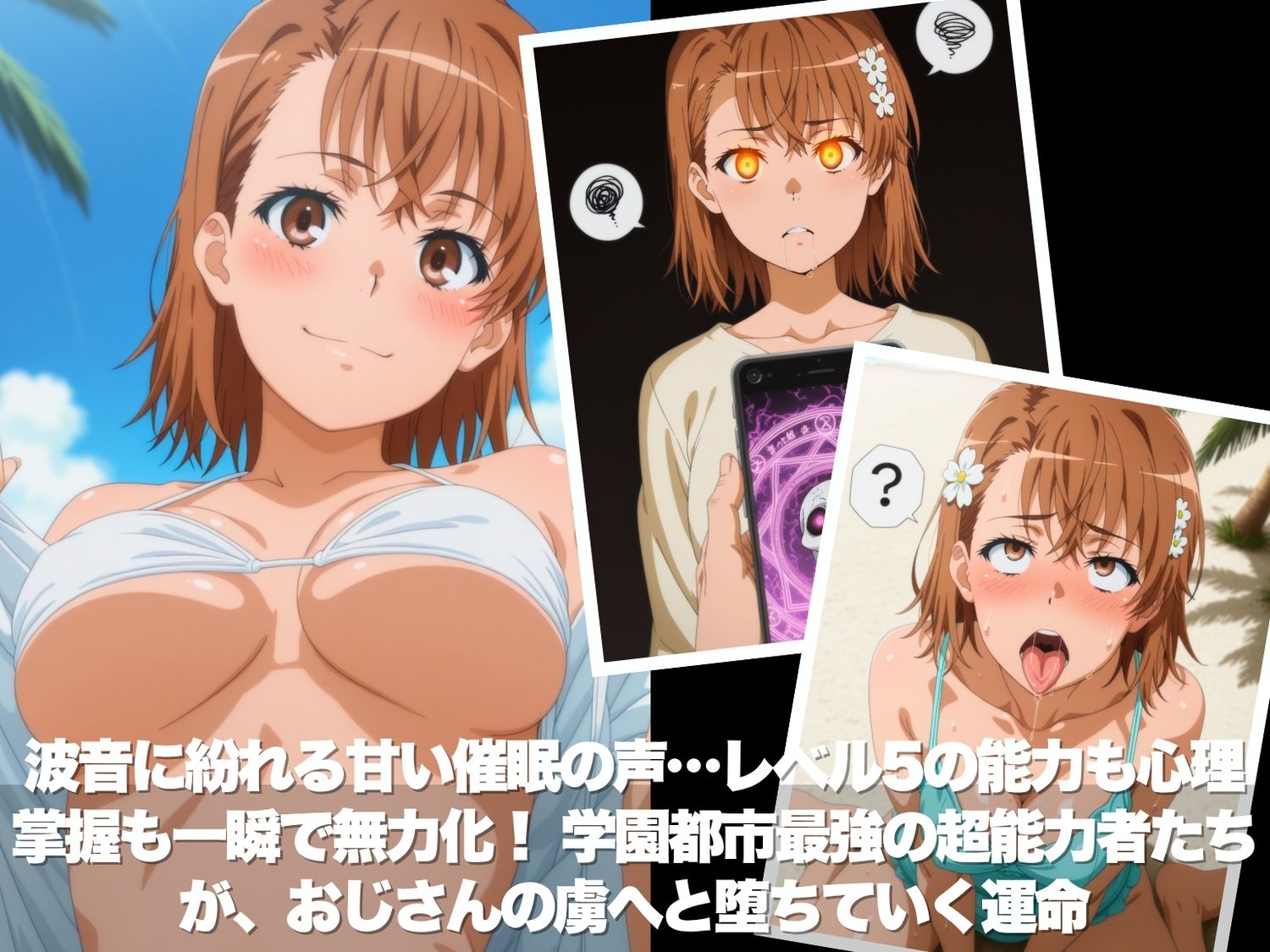 真夏の海辺で堕ちて  〜おじさんの虜になって妊娠するまで〜  とある科学●超電磁砲 編 サンプル2ページ目