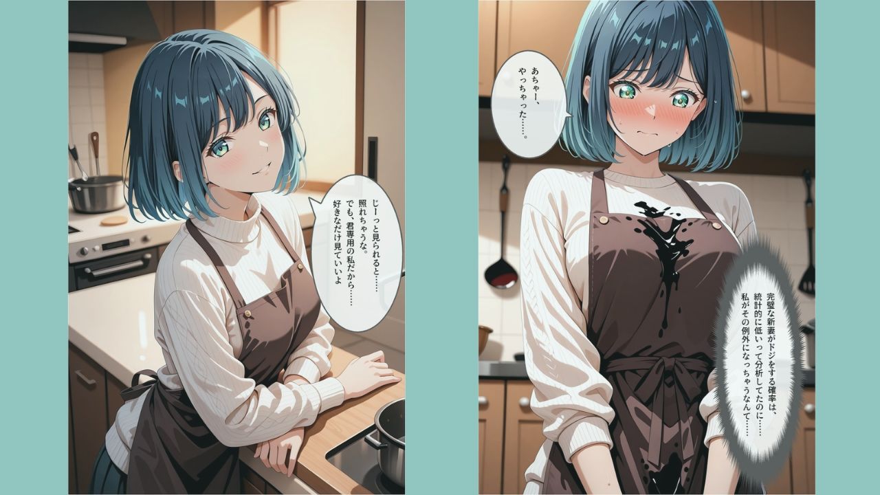 【セリフ付きストーリーCG集】黒川あ〇ね:完璧な演技が剥がれる、天才女優のメス堕ち。──貴方に捧げる新婚記録 【460枚】 サンプル1ページ目