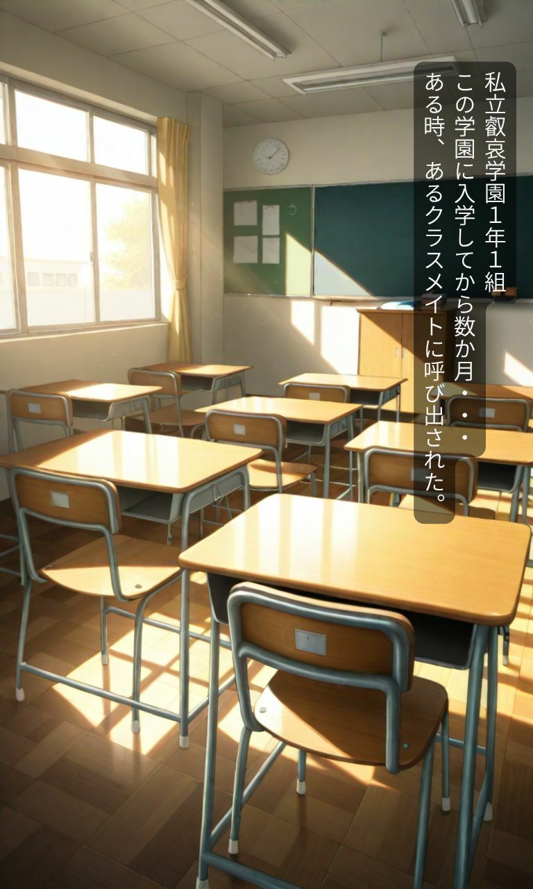 クラスメイトの盗撮映像を買わされた僕 サンプル1ページ目