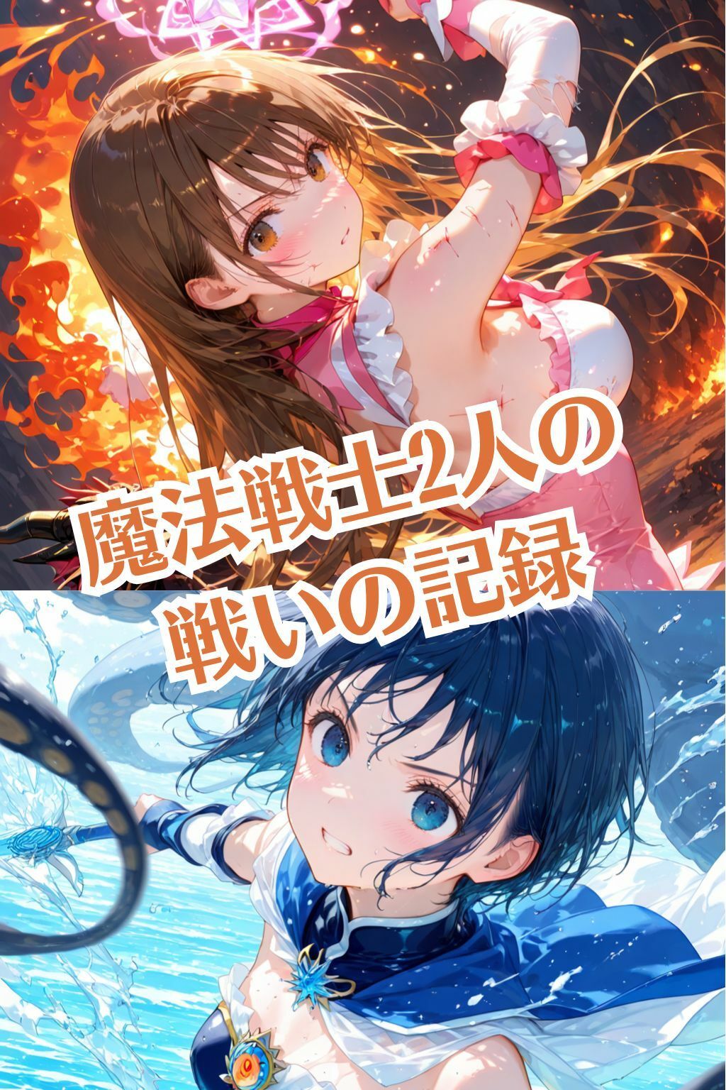 魔法戦士えりな＆せりか vol.3 海と陸の絶望 編 サンプル1ページ目