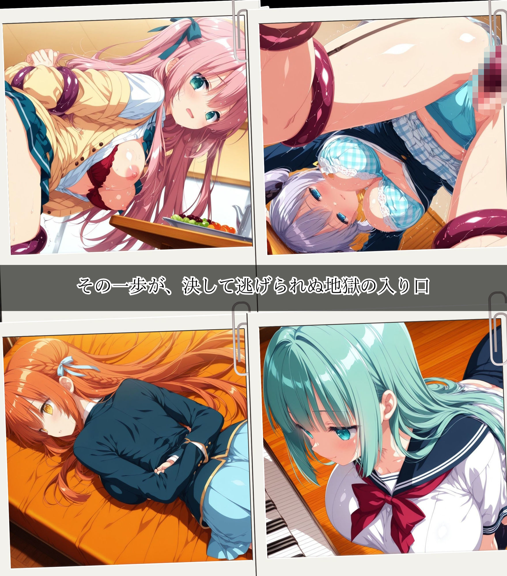 二度と戻れぬ快楽の穴 触手に堕ちた少女達 〜制服編〜 Vol.1 サンプル1ページ目
