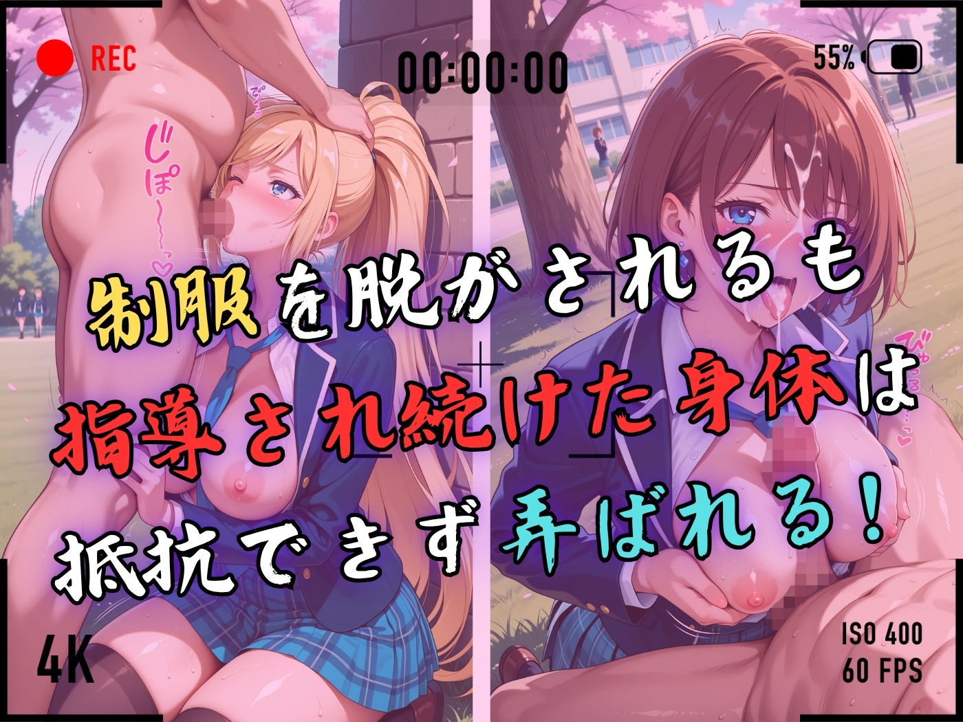 【4Kイラスト】1万3000人の生徒を抱いた校長による女子生徒への性指導（入学式編） サンプル5ページ目