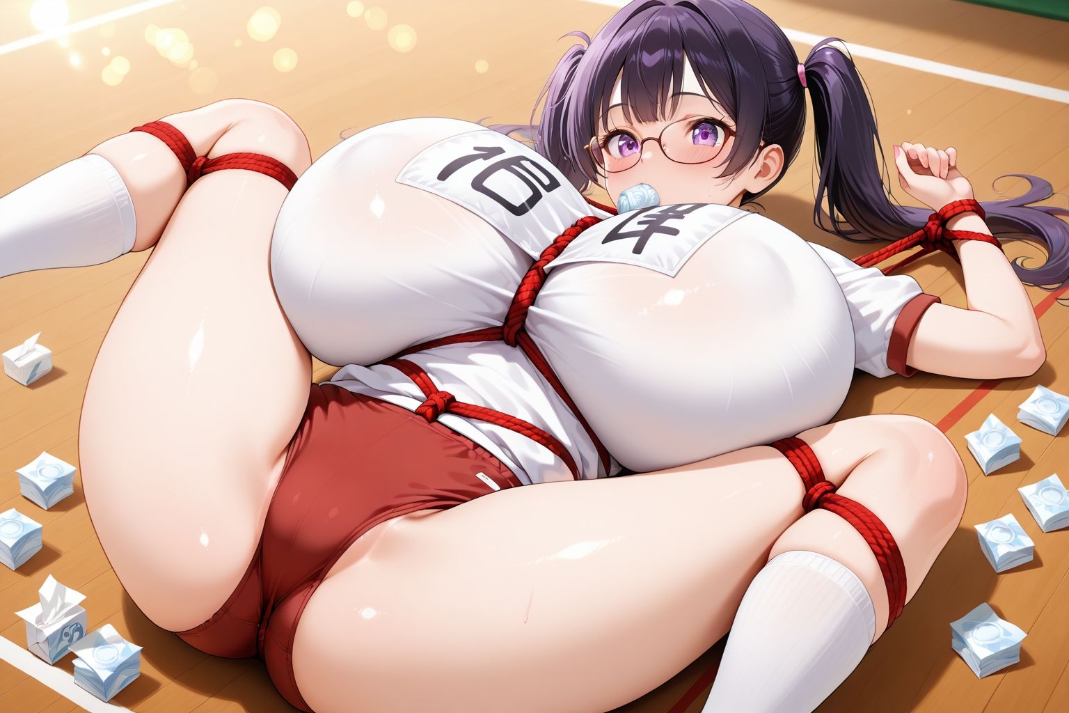 夢見る乙女の調教コレクション3〜体操服編6・爆乳緊縛編 サンプル1ページ目