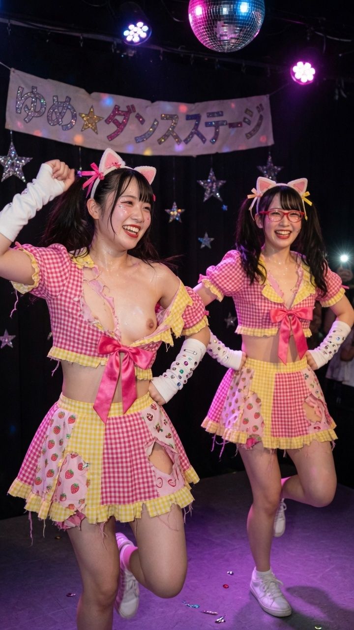 AI動画 ダンス中におっぱいポロリ ハプニング動画集 サンプル7ページ目