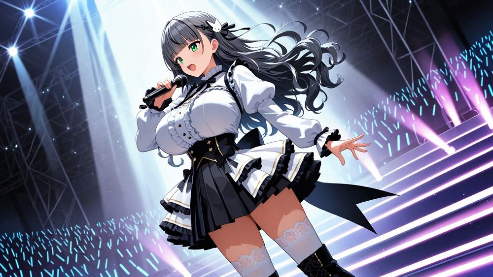 爆乳アイドルが秘密の副業で衣装のままハメ撮り受精【4K】【400枚】 サンプル3ページ目