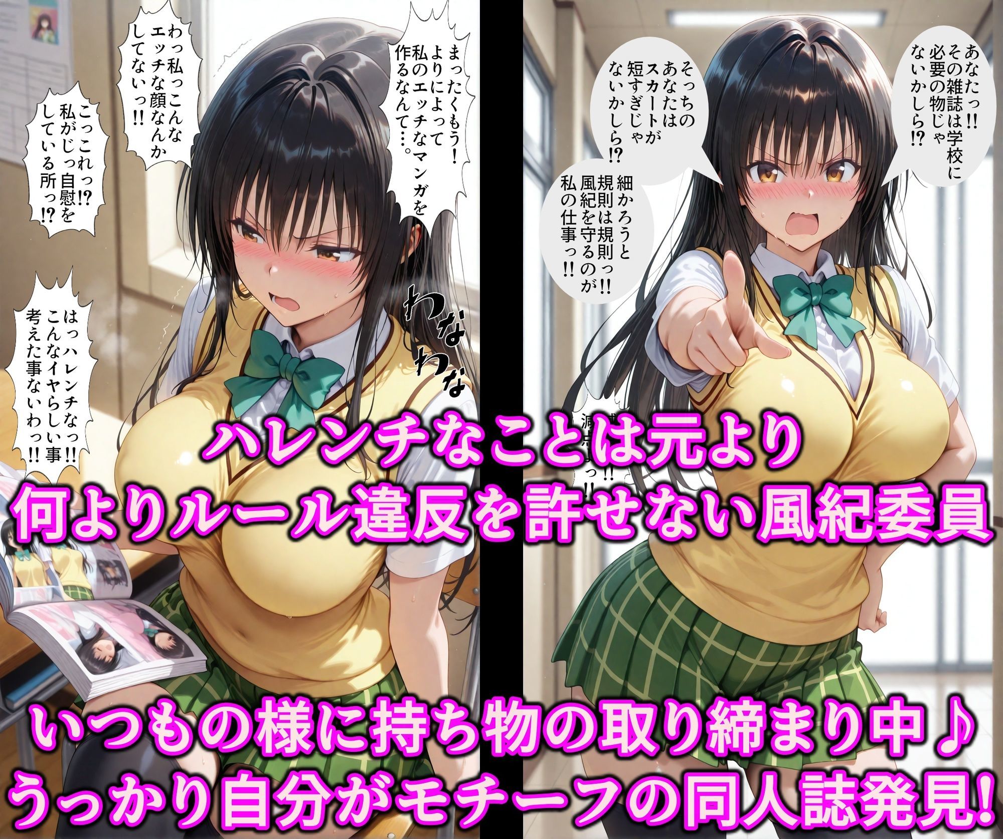 ポリスとエロギャルどっちがお好き？洗脳ボイスと催●アプリで徹底調教！！精子で即イキ超絶ハレンチ発情まんこ サンプル2ページ目