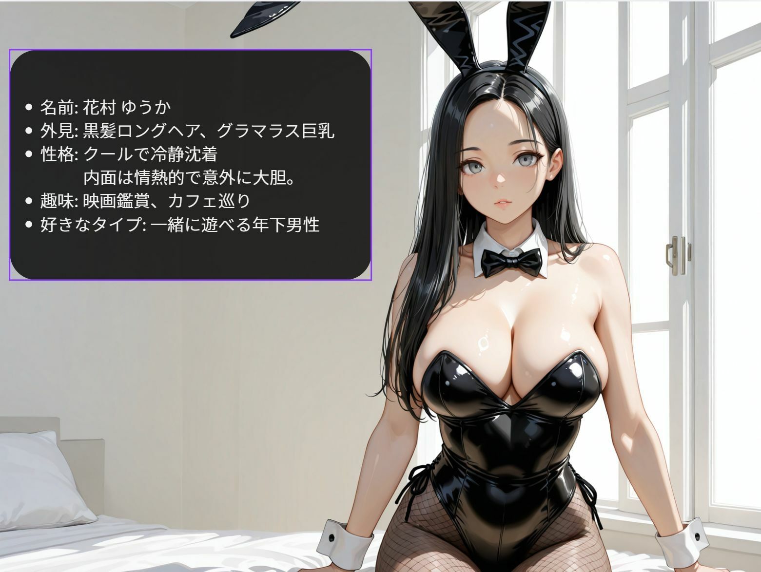 巨乳JKにバニーコスさせてあまあまセックス サンプル8ページ目