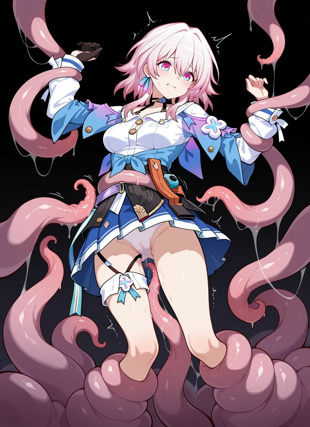 ス〇レキャラ触手姦  完堕ち孕ませ サンプル2ページ目