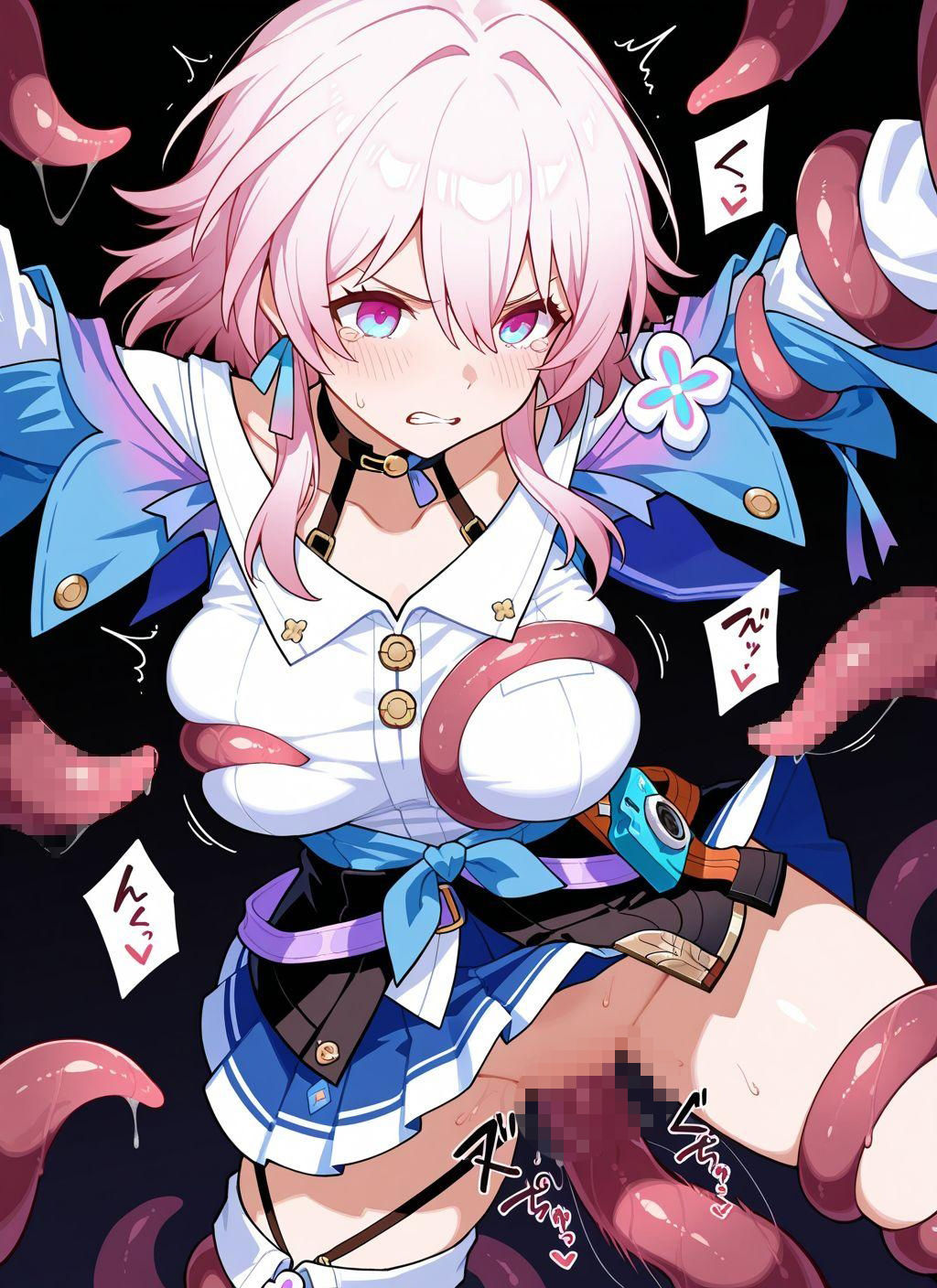 ス〇レキャラ触手姦  完堕ち孕ませ サンプル3ページ目