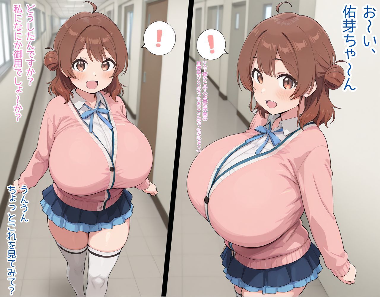 サイミンアプリでおじさんをプロデューサーと誤認しちゃう花海ウメちゃん サンプル3ページ目