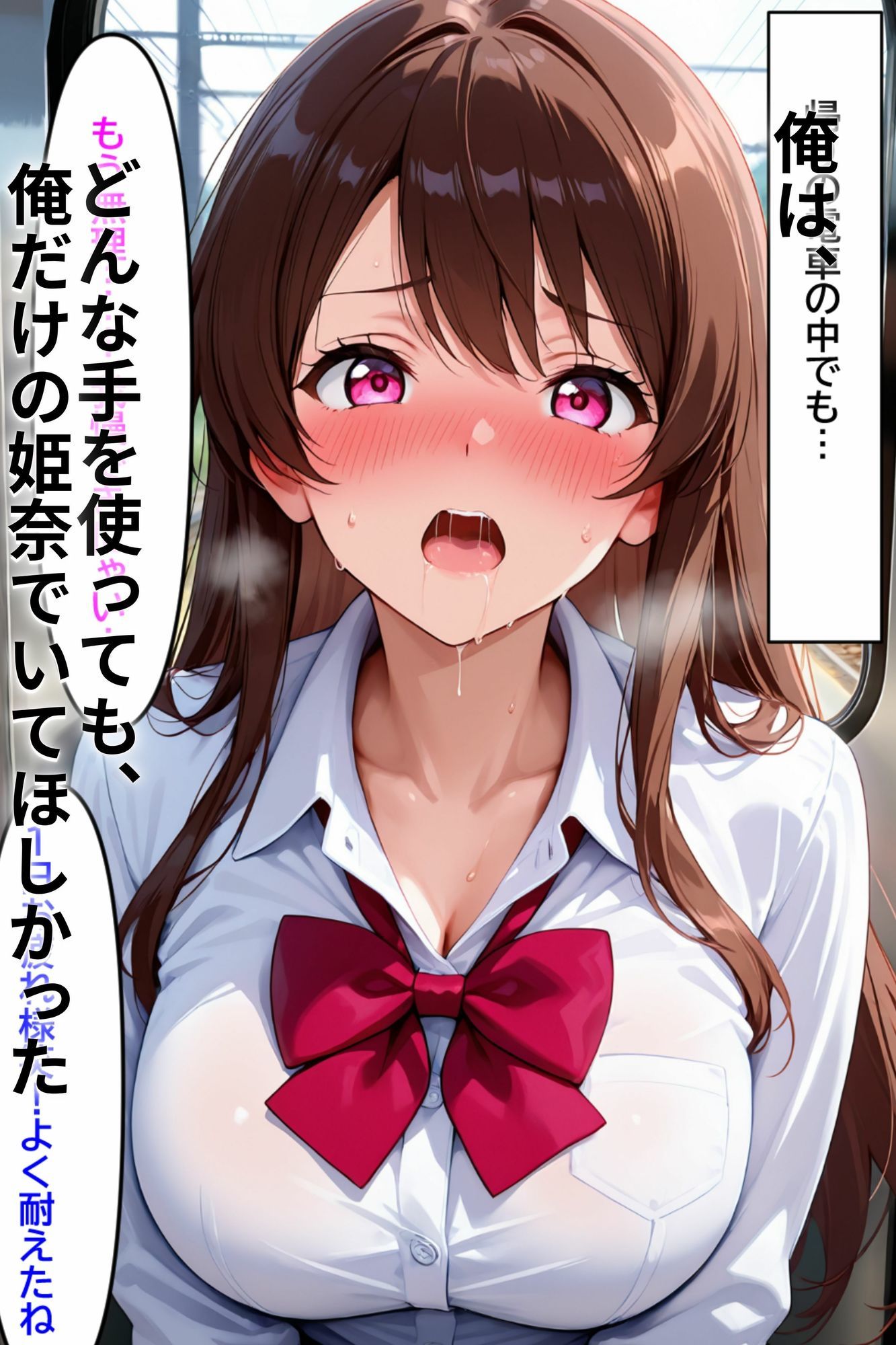【セリフ付き】種付け快楽女子校生  性奴●に堕ちていく サンプル5ページ目