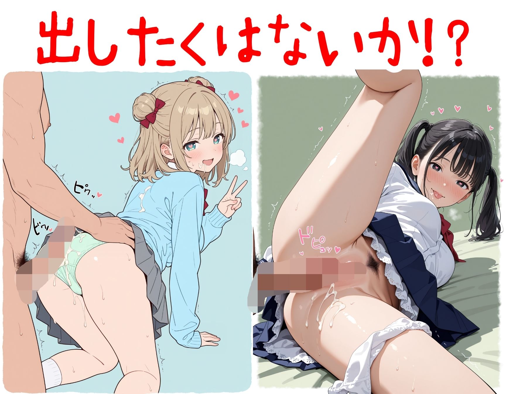 ちん×2すき×2ぴーす サンプル4ページ目