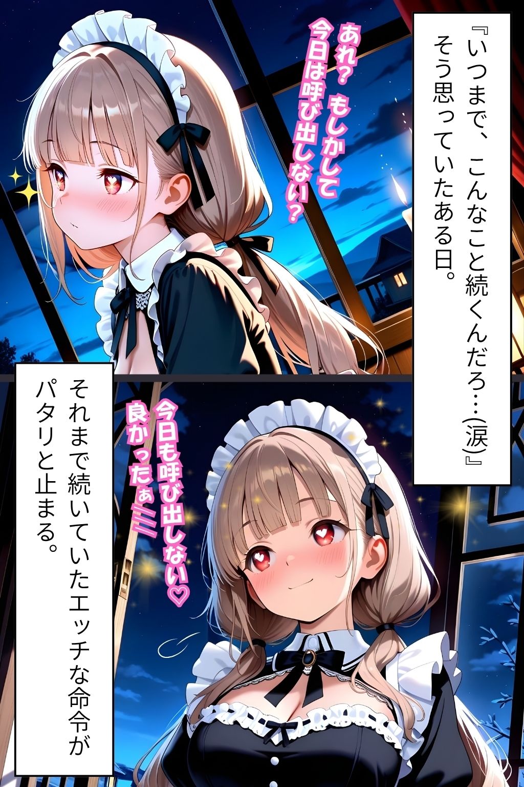お化け屋敷の住み込みメイド 〜 放置プレイ後の敏感な体をイカされまくり（はーと） どんどんエッチにされちゃう開発日記（中編）〜 サンプル2ページ目