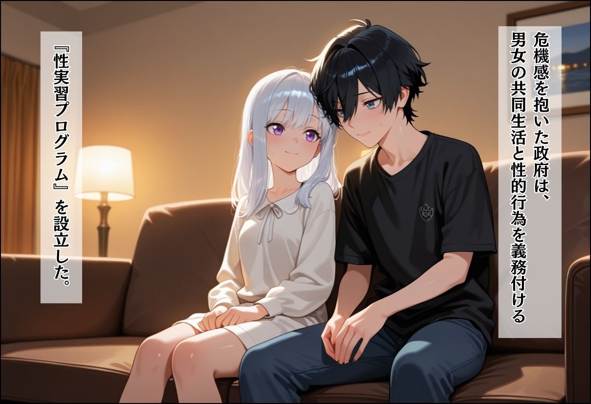 性実習プログラムーセックスが義務教育になった話〜制服姿で求め合う・純愛の快楽堕ち編〜 サンプル2ページ目