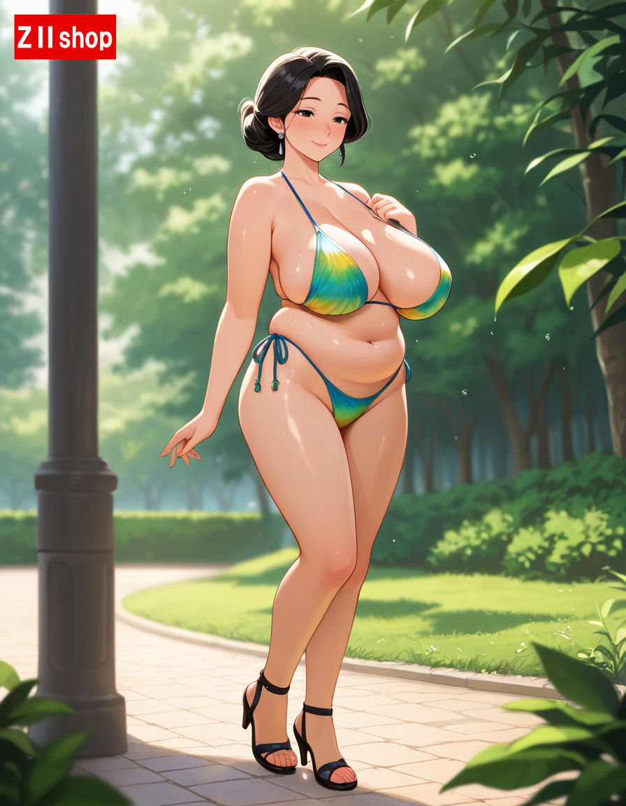 熟女  グラビア！！  ビキニ  485枚  おっとり熟女が見せる40代の等身大の美しさ サンプル3ページ目