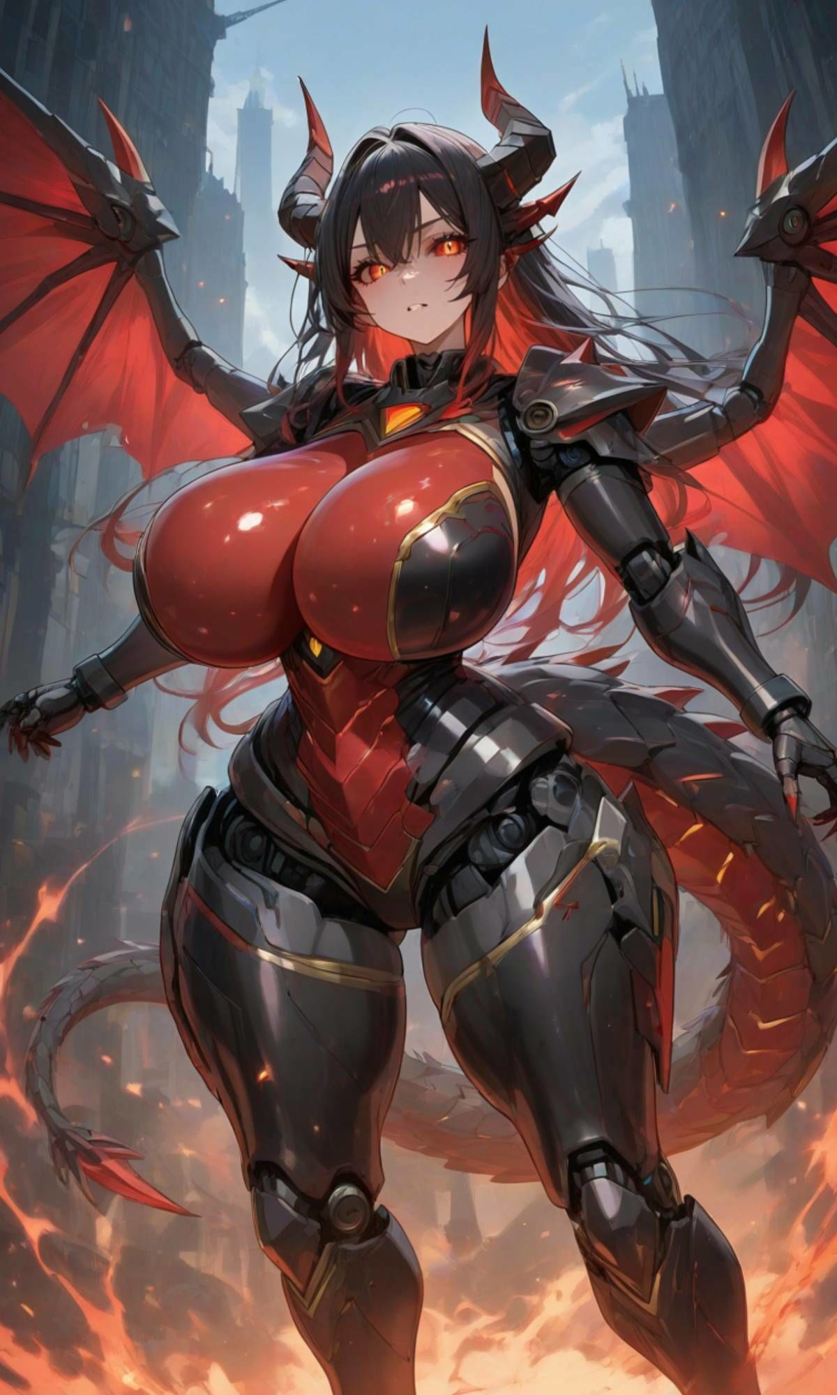 悪の人外爆乳女幹部 輪〇 FEMALE CYBORG MAGAZINE Vol.6 サンプル1ページ目