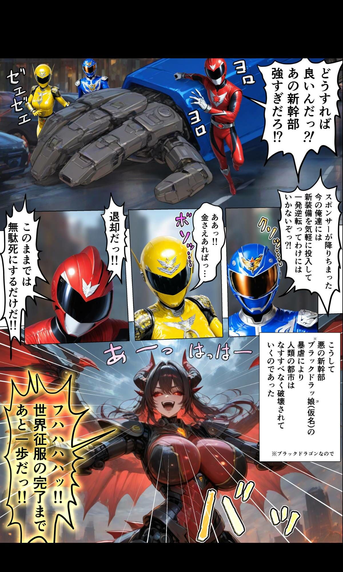 悪の人外爆乳女幹部 輪〇 FEMALE CYBORG MAGAZINE Vol.6 サンプル5ページ目